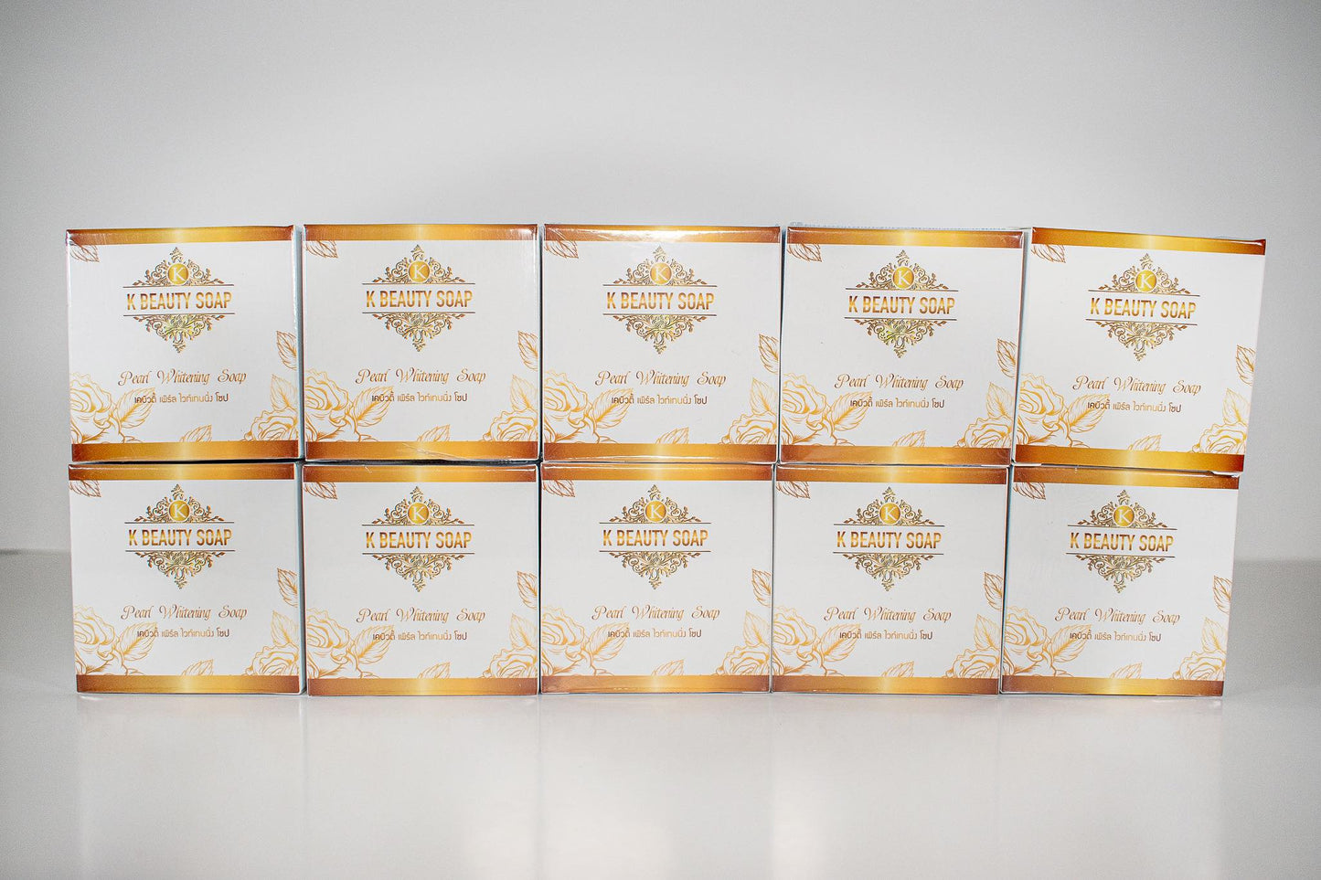 K Beauty Pearl Whitening Soap set of 10